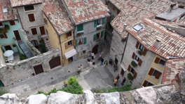 Alleys of Malcesine from Castle