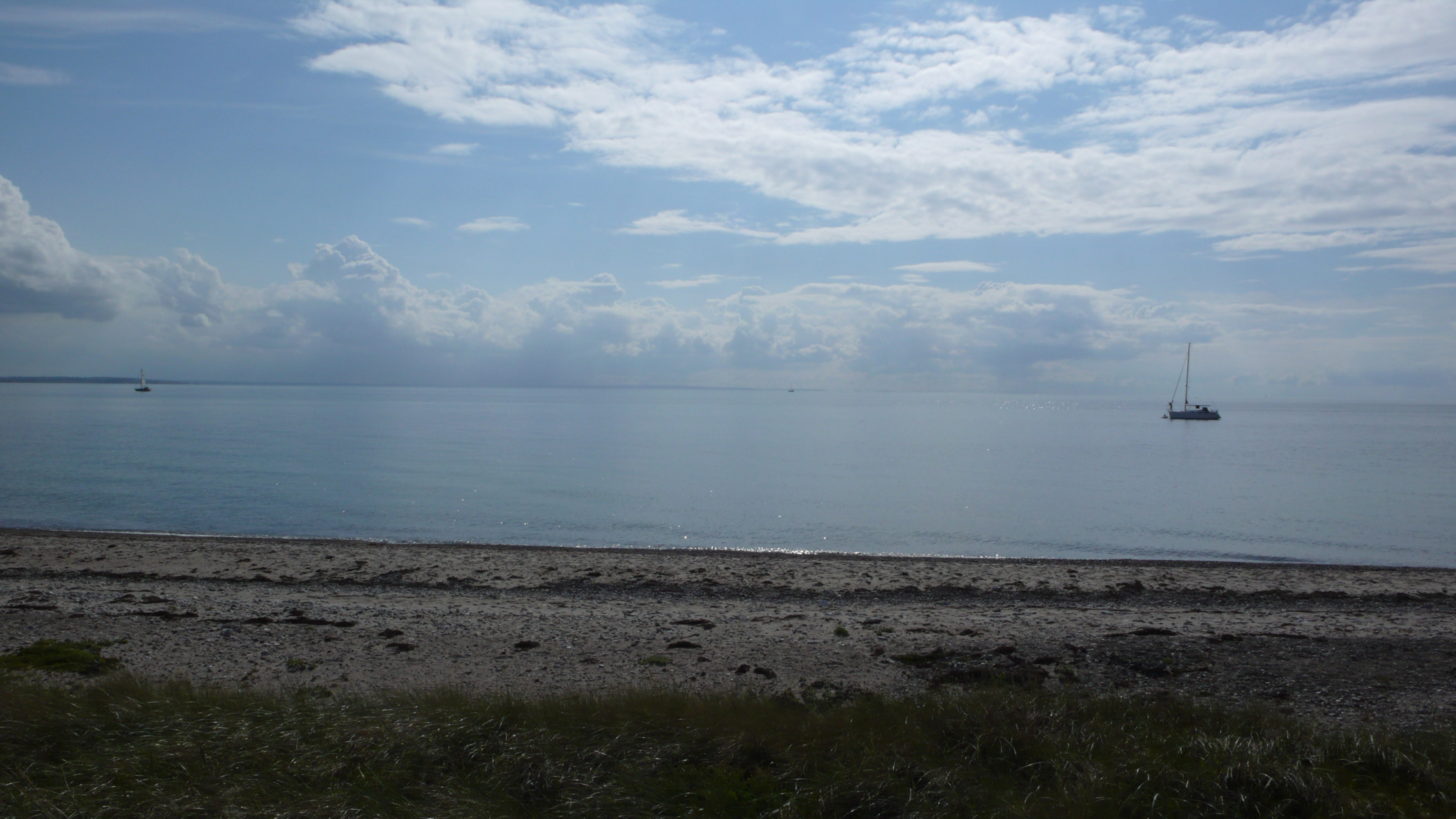 At Flügger Strand beach