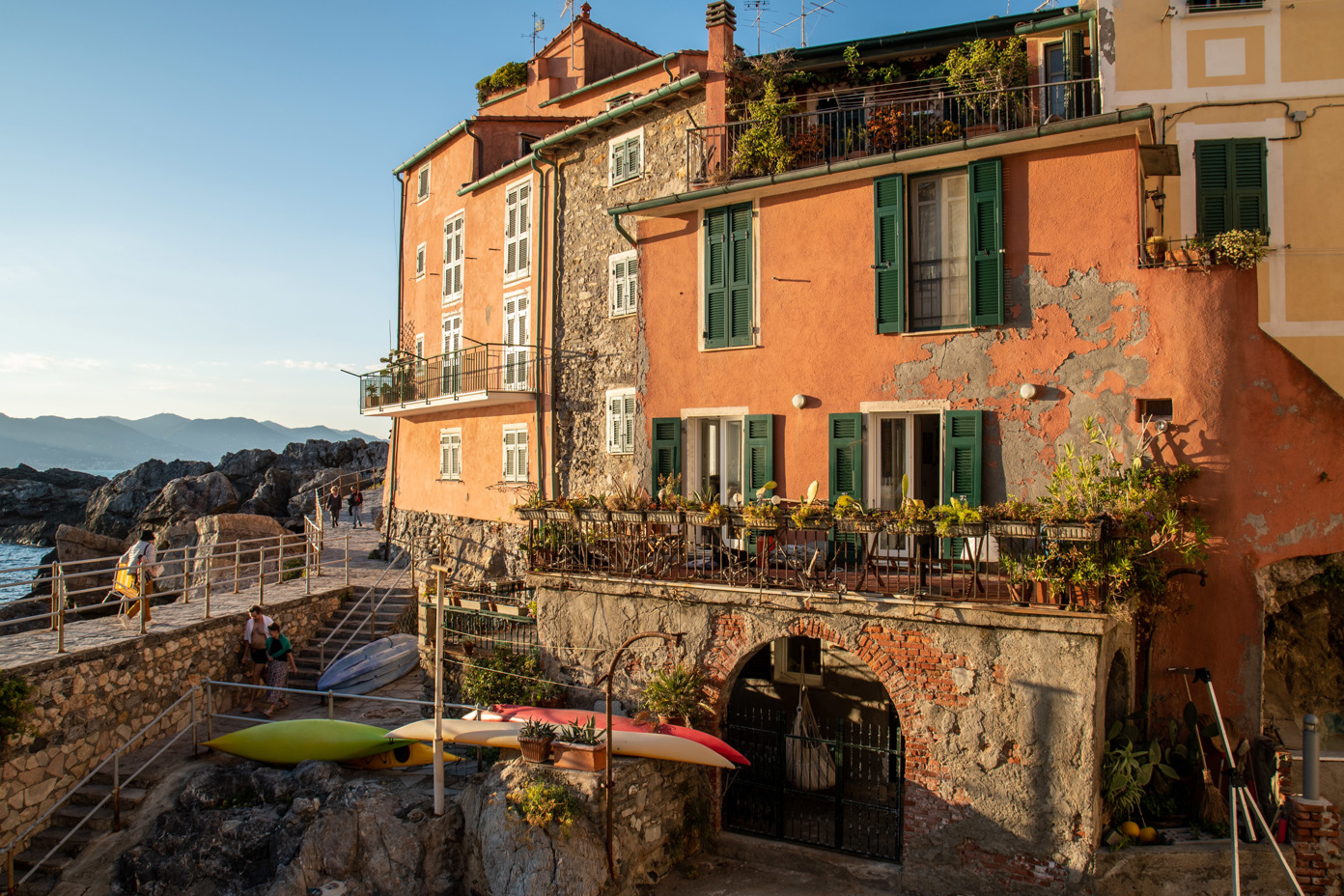 At the harbor in Tellaro (Lerici)