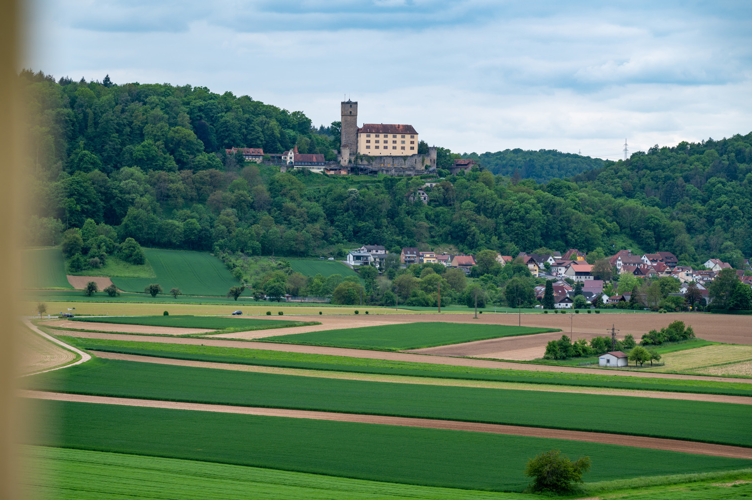 Burg Guttenberg from Gundelsheim