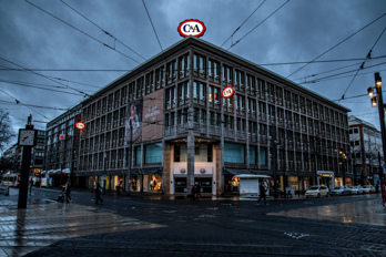 Traditional department store in lockdown