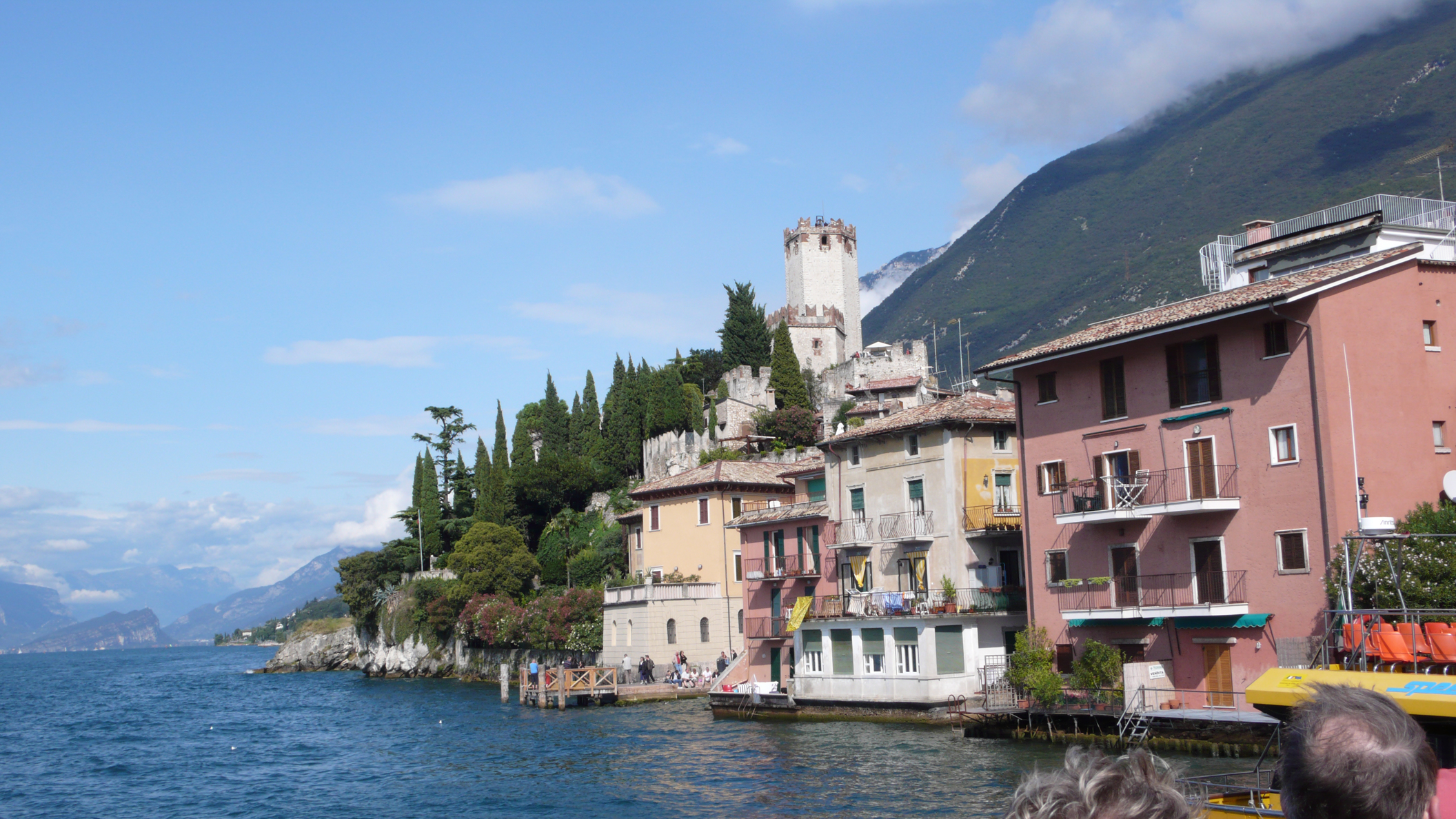 Castle of Malcesine from Lake Garda