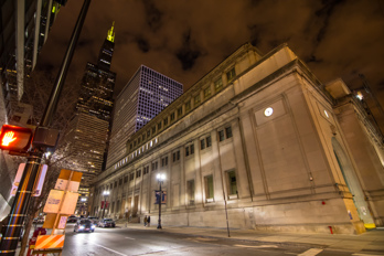 Chicago by Night - Union Station & Willis Tower