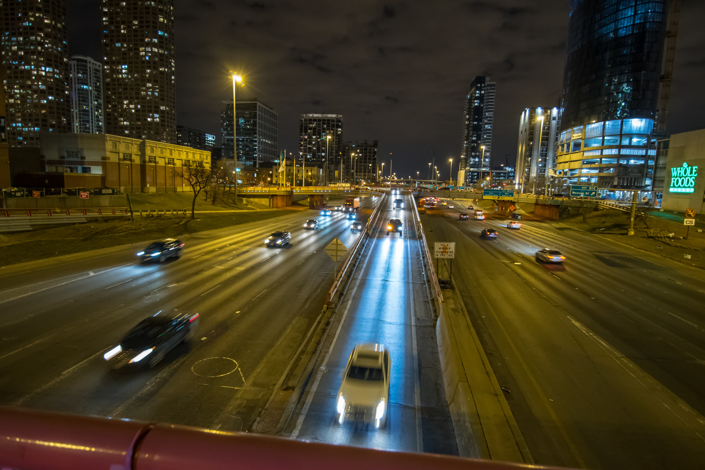 Chicago - Interstate 90 by Night