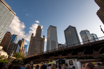 Architectural boat tour Chicago river and lake