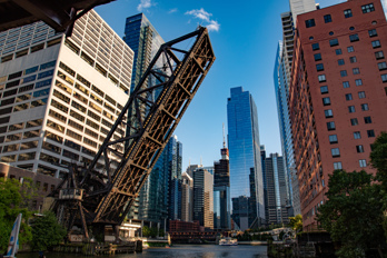 Chicago - Kinzie Street railroad bridge