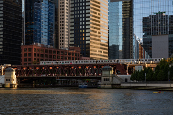 Architectural boat tour Chicago river and lake