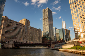 Architectural boat tour Chicago river and lake