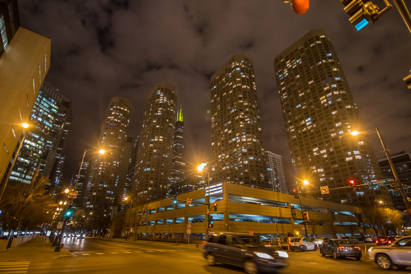 Chicago - Presidential Towers by Night