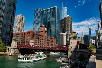 from the other side of the Chicago River
325 N LaSalle Dr, Chicago, IL 60654, USA
