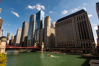 Chicago River from Wells Street Bridge