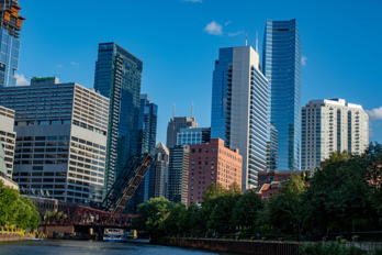 Architectural boat tour Chicago river and lake