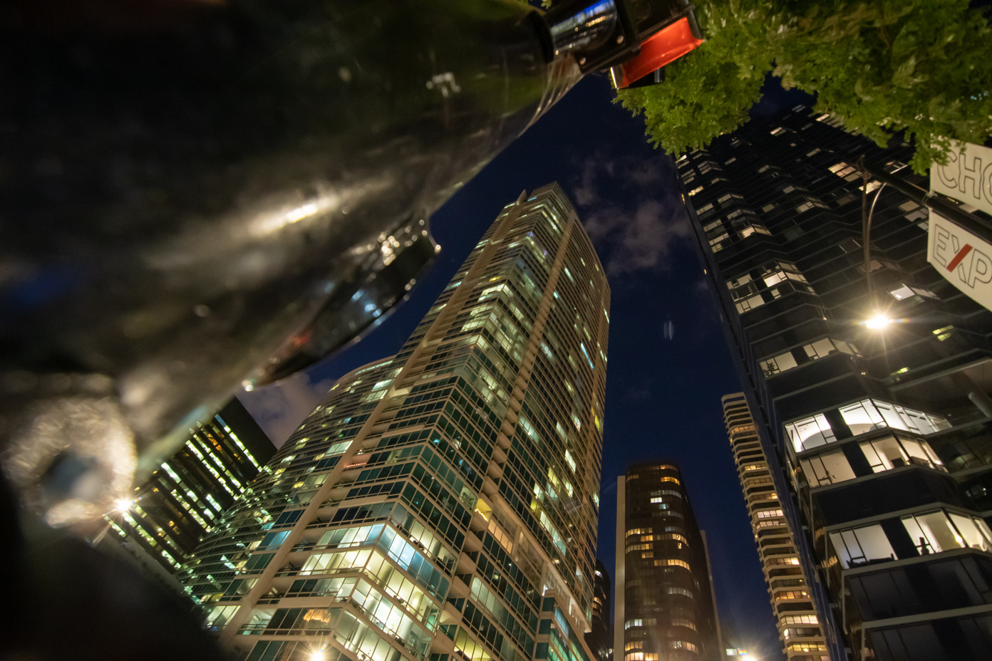 Chicago Skyscrapers by Night