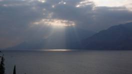 Clouds with sun rays