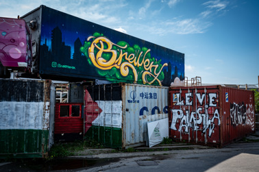 Container at Reffen - Copenhagen Street Food