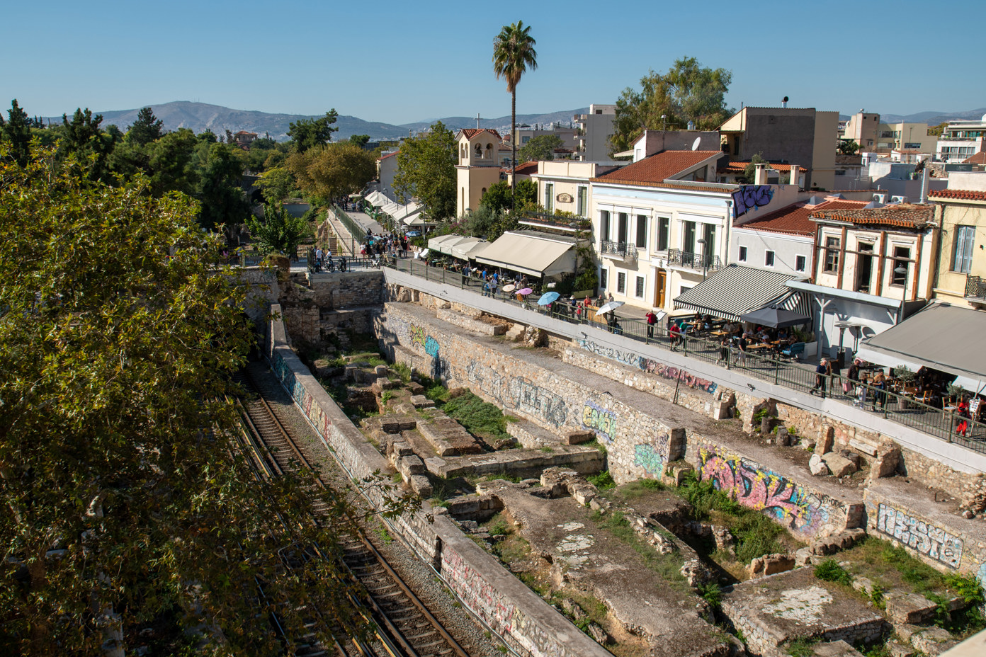 Excavations near the Stoa of Attalos