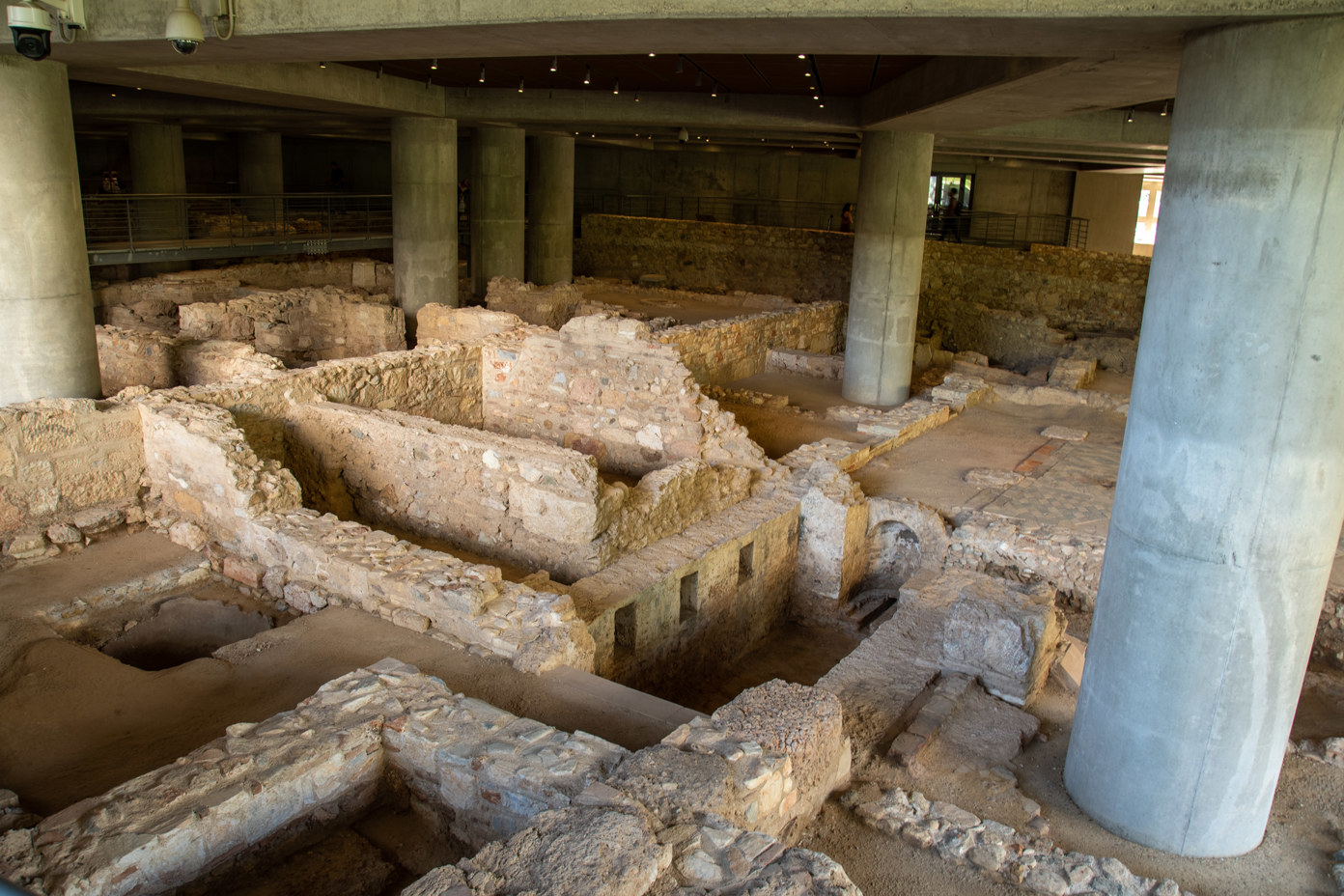 Excavations under Acropolis Museum