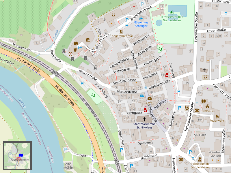 Gundelsheim Map