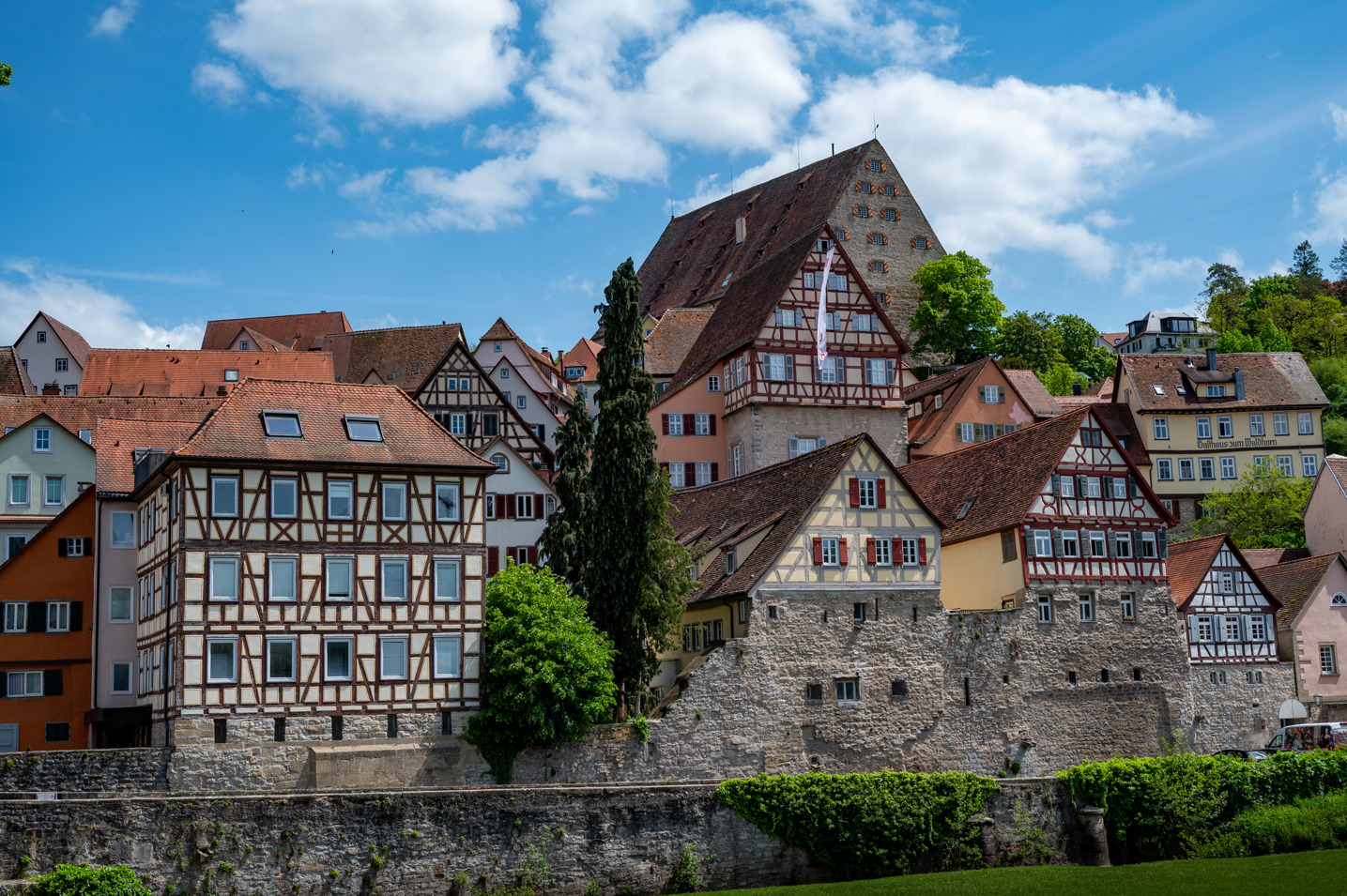 Half-timbered houses in Schwäbisch Hall