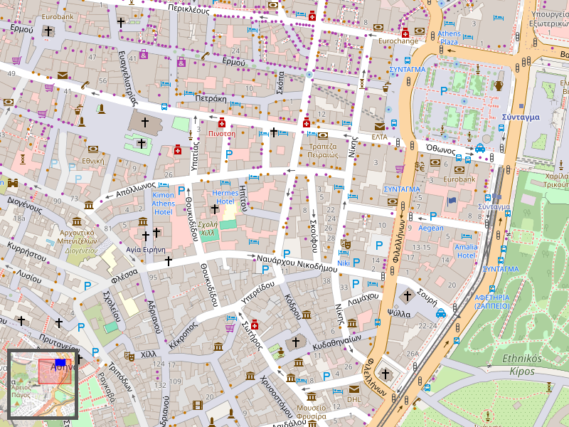 Hellenic Parliament Map