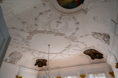 Horneck Castle stucco ceiling