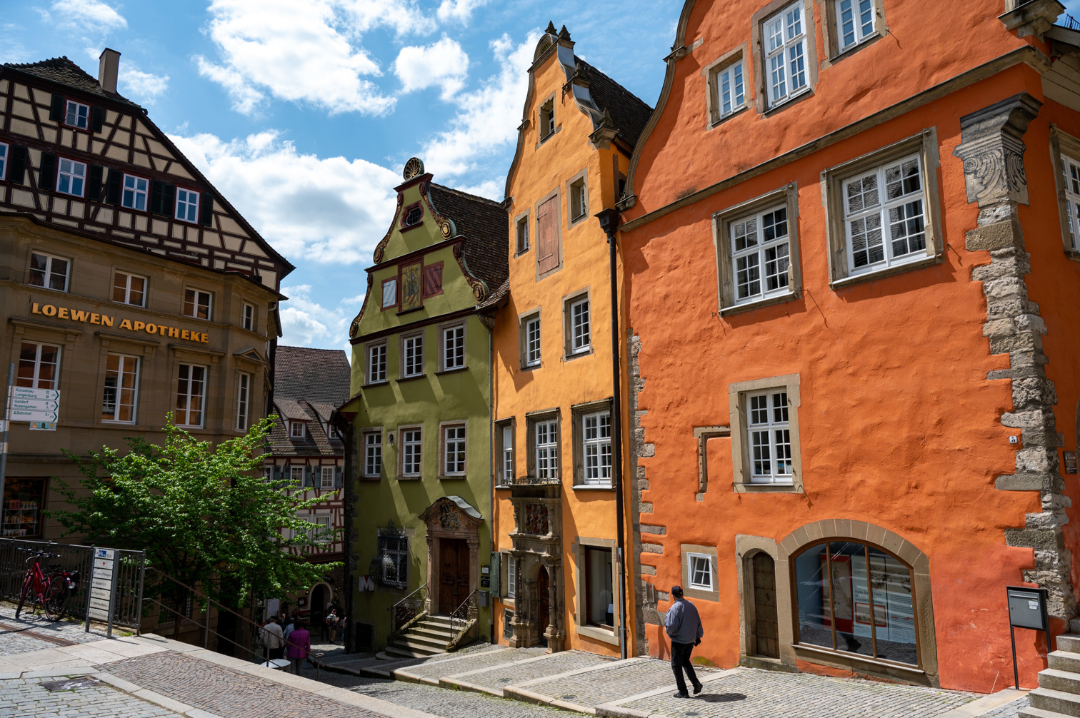 Houses at Marktplatz Schwäbisch Hall