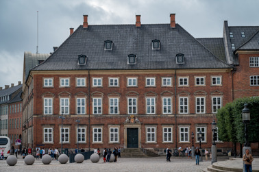 The Chancellery Building, currently the seat of the Ministry of Finance, is a building on Slotsholmen in Copenhagen.