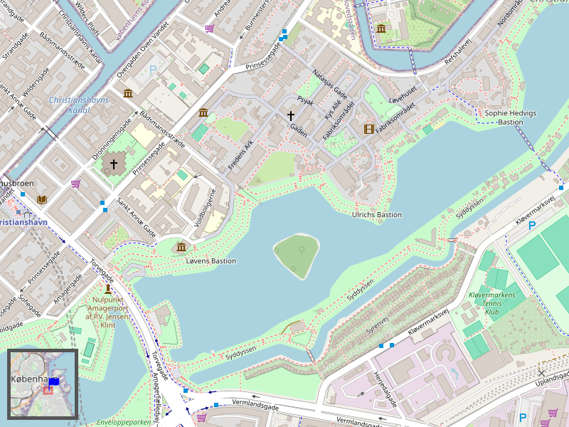 København Christiania Map