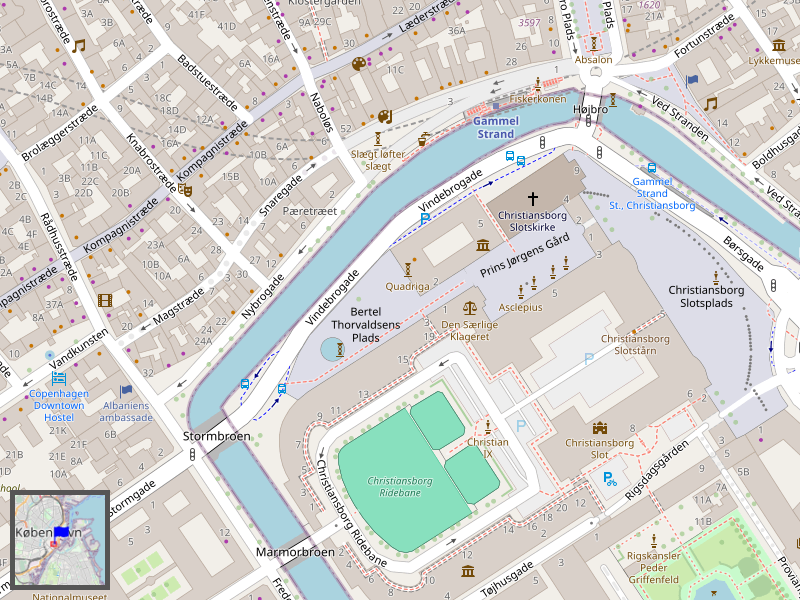 København Christiansborg Palace Map