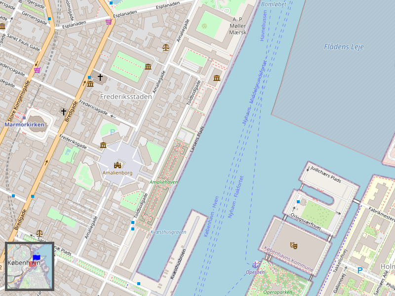 København Opera House Map