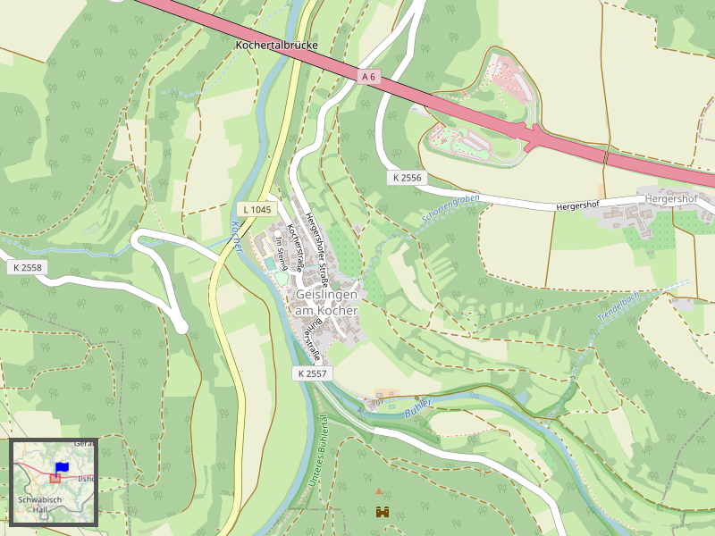 Kochertalbrücke Map