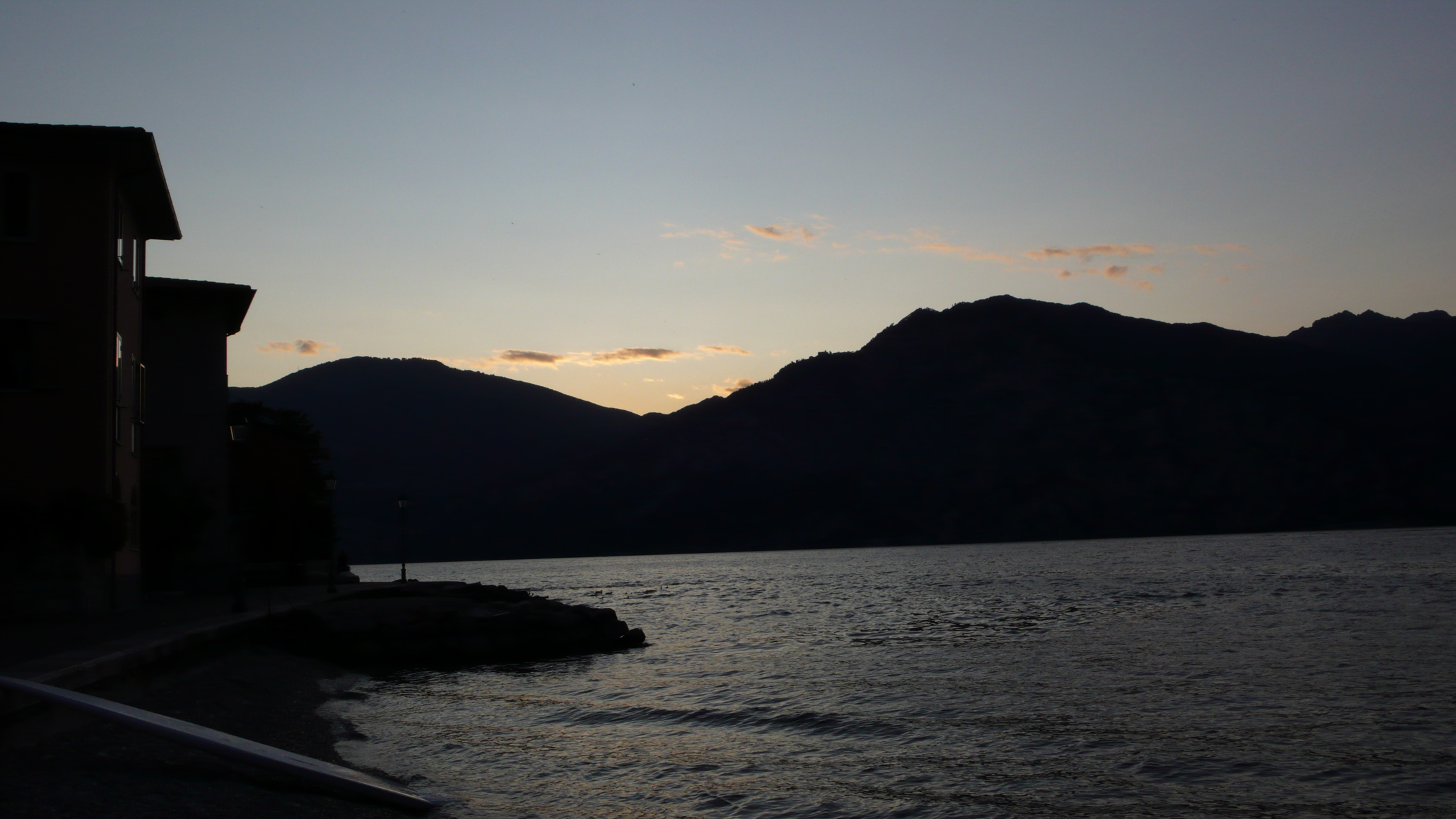 Lake Garda after sunset