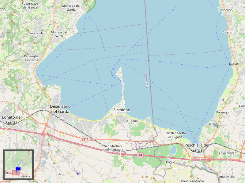 Lake Garda South Map