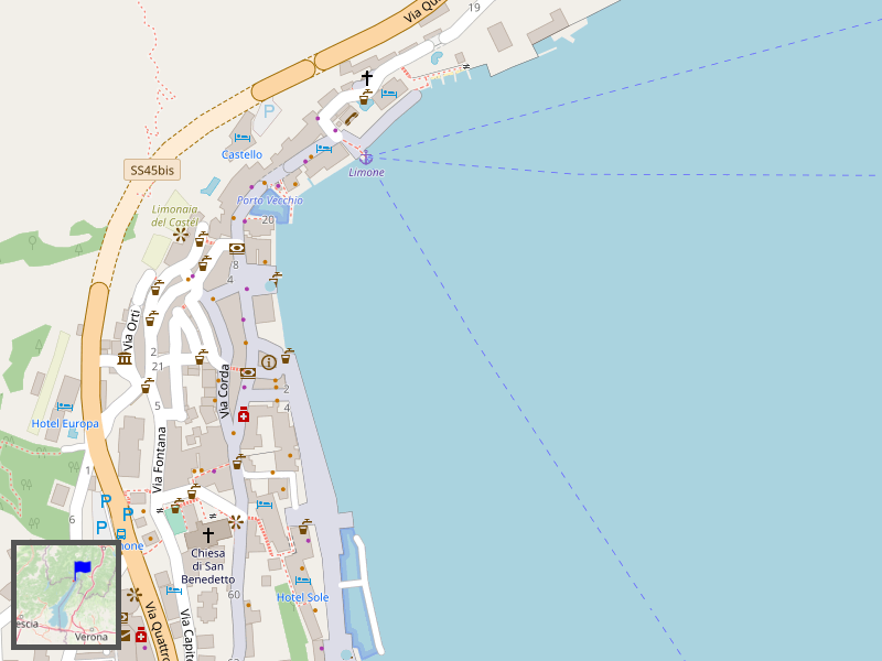 Limone Sul Garda Map