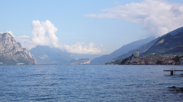 Malcesine Castle and Monte Brione