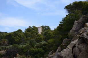 Mallorca isla Sa Dragonera tower