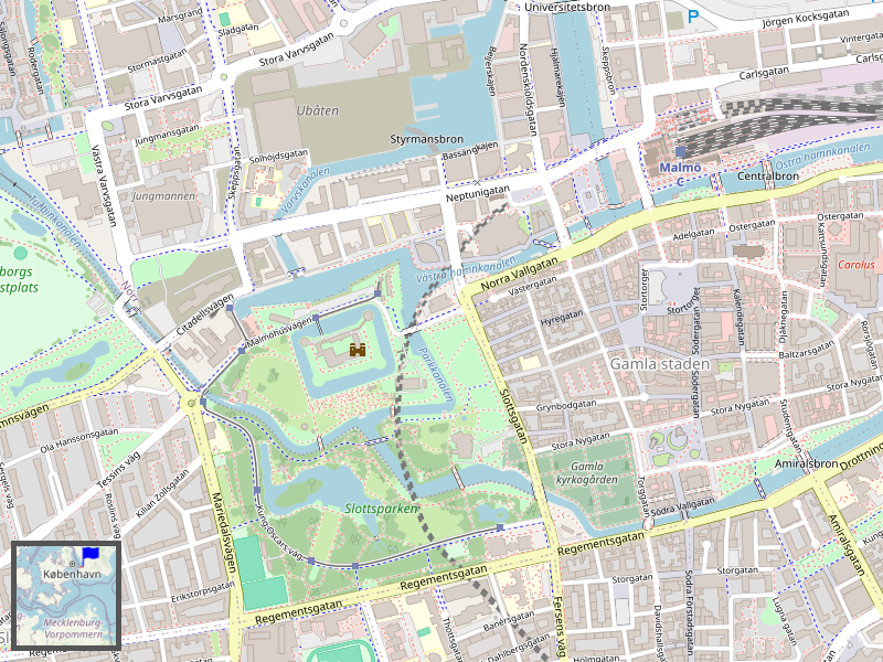 Malmö Center Map