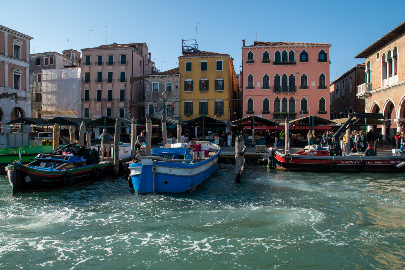 Mercato di Rialto from Grand Canal, Venice