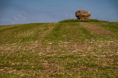 Mound grave on the island of Møn