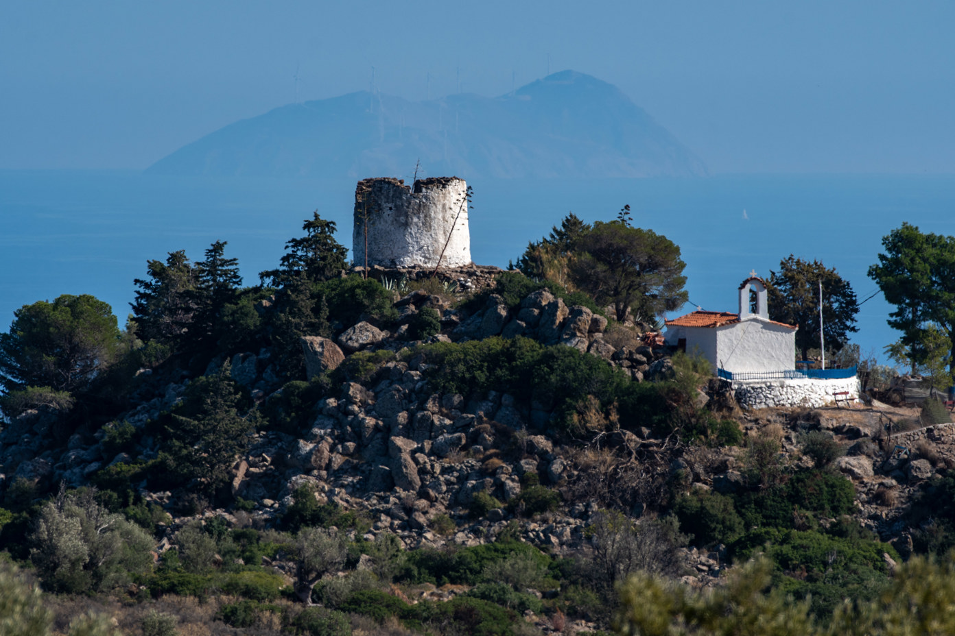 Old "Maltezou" Mill & Church of St. George