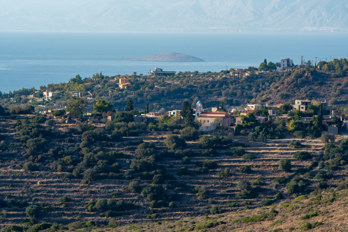 Pachia Rachi above the terraced fields