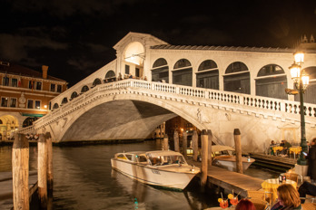 Rialto Bridge at night, Venice