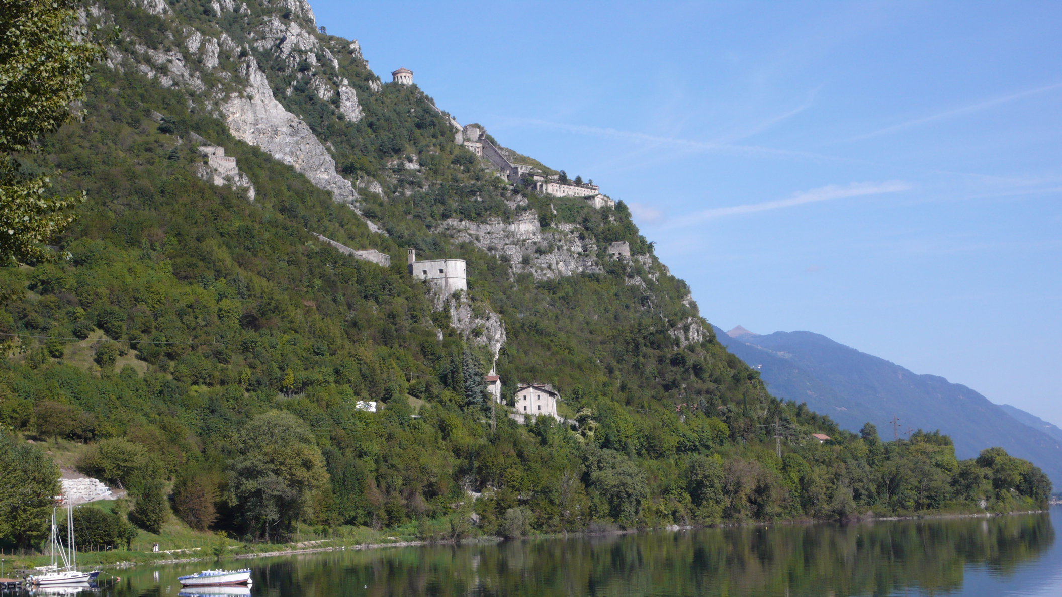 Rocca D'Anfo from Lake Idro