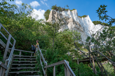 Stairs to Møns Klint beach