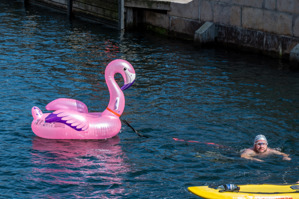 Swimmer in Slotsholmskanalen