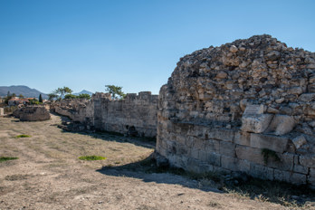 Ruins of the Temple of Apollo. Foundation walls of rooms and cisterns.