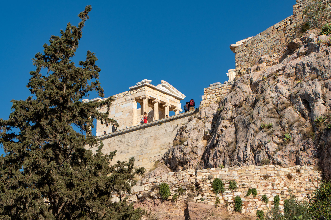 Temple of Athena Nike from Below