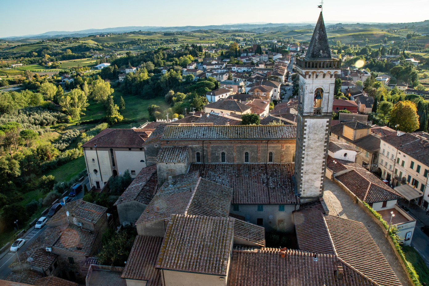 The Church Of The Holy Cross in Vinci