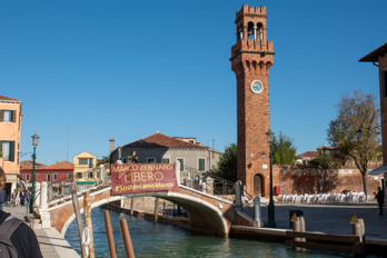 Tower at the Rio dei Vetrai 