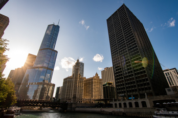 Architectural boat tour Chicago river and lake
